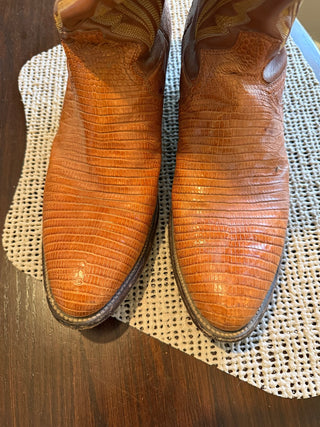 Justin Lizard Boots Size 9.5 D RSV|105327