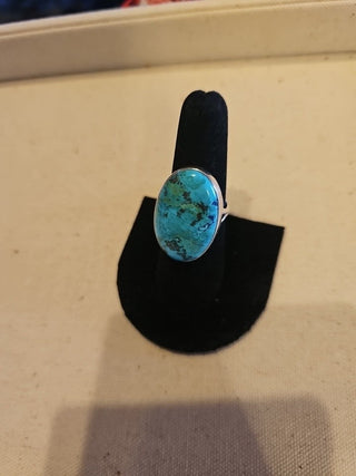 Sterling shattikite ring sz 7.5