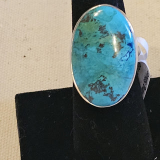 Sterling shattikite ring sz 7.5
