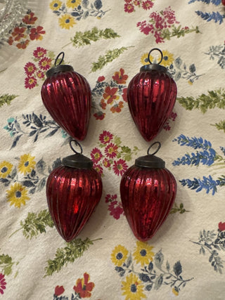 Red Mercury Christmas Ornament -Sold Separately - RCD|130041