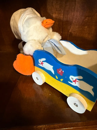 Jeremiah puddle duck pull toy(rare) excellent condition RCD