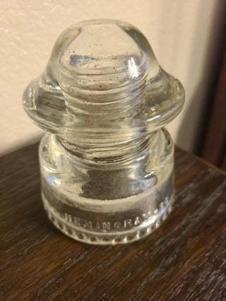 Hemingray - 20, USA Clear Glass Insulator, RCD