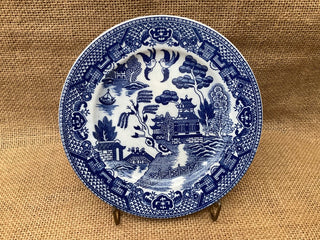 Blue Willow bread dish MTS