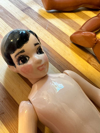 Ceramic Doll 1975 Jointed EACH MTS