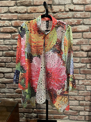 Berek Multicolor Lace Topper Sz M RSV|54869