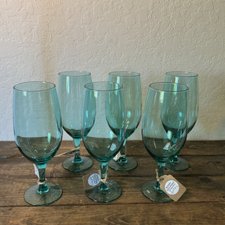 Luminarc France Teal Green Goblet RCD