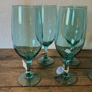 Luminarc France Teal Green Goblet RCD