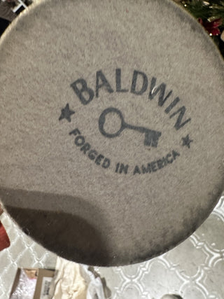 Rare Vintage Brass baldwin English Victorian 13" Candlestick Holder Tavern Service Bell #62 VV MTS|133938