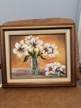 Oil Painting of White Lillies MTS