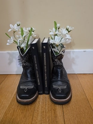 RF Kids Sz 2.5 Leather Potrillo Cowboy Boots
