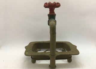 Water Faucet spicket industrial decor soap dish holder rustic #62 VV MTS|84966