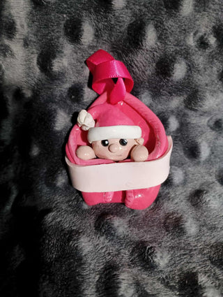 dark pink baby ornament rsv
