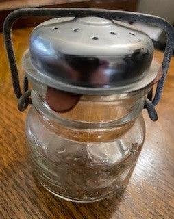 1893 Glass Jar Shaker Bale Container RCD|55994