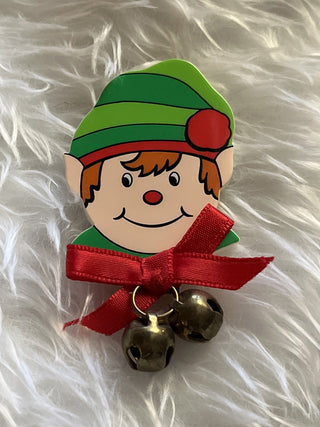 Vtg Avon “Bell Buddy” Christmas Elf Magnet RSV|128490