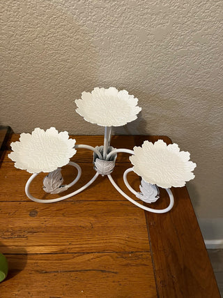 Four Tier White Candle Holder|129555