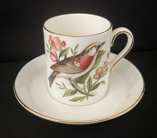 Royal Tuscan Audubon Birds Demitasse 7 cup and Saucers Fine Bone China England #63 VV MTS|110995