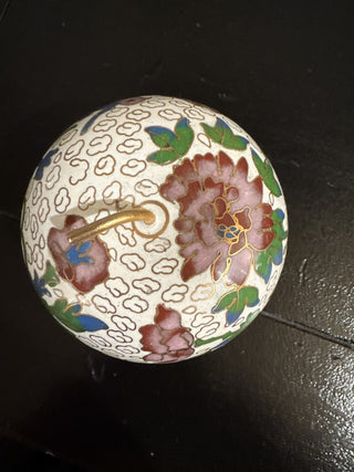 AJ - Vintage Cloisonne Apple Trinket Box MTS|64889