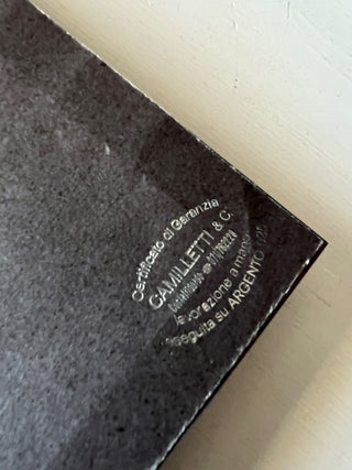 Silver embossed Italian picture frame small RSV|113537