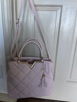 Pink Large CROSSI Shoulder Bag, New w Tags-RSV|96704