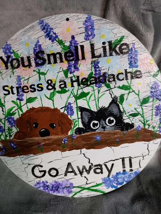 Go Away sign rsv|69523