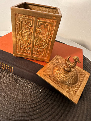 Brass Solid Chest w/top 3x3"  MTS|91302