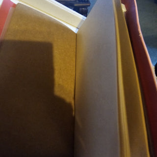 pink leather junk journal to Mom
