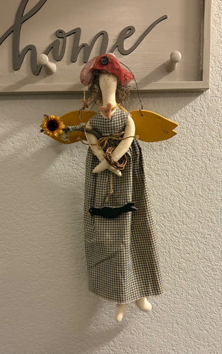 Sunflower Angel w/Wood Wings RSV|127785
