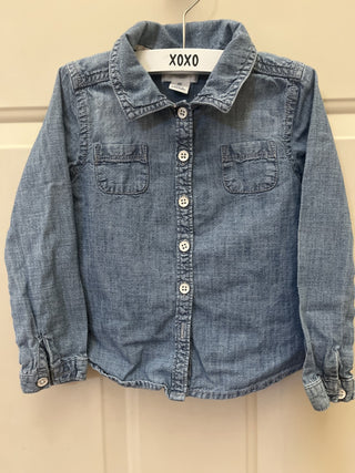 Old Navy Chambray Long Sleeve 3T - RSV|105974