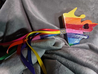 Rainbow Queen wand rsv|66081