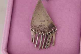 Silver and Malachite Artisan Pendant|151549