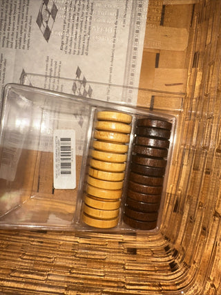 Longaberger 2001 Father's day checkboard Game Basket #47 VV MTS|120664