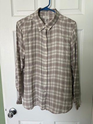 Lucky brand light long sleeve soft button up shirt RSV