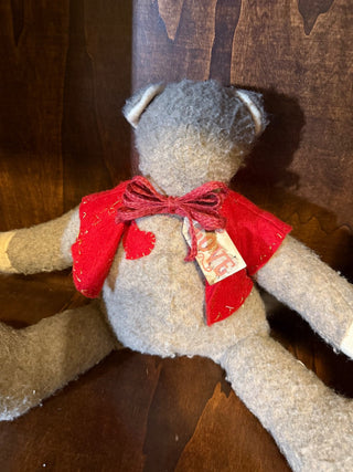 Primitive Valentine’s Day bear RCD