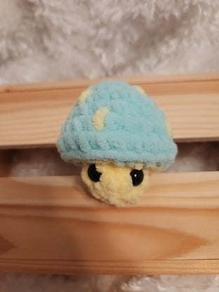 Mushroom Fidget Popper: mint green, yellow