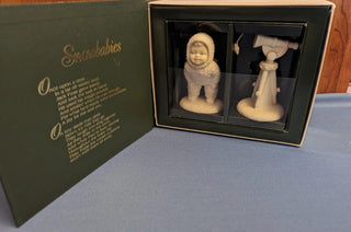 Snowbabies "I see you " Baby and telescope set #62 VV MTS|95101