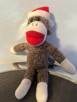 Sock Monkey Santa Hat MTS|102122