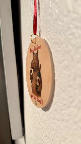 Hippo Christmas Tree Ornament NY RCD|130568