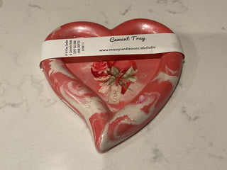 Cement Heart White & Pink|109568