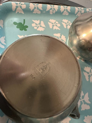 Creamer/Sugar Pewter Set MTS