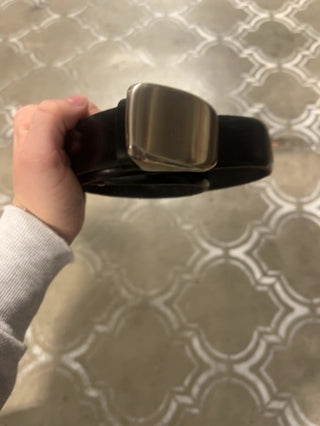 vtg black belt w brass buckle