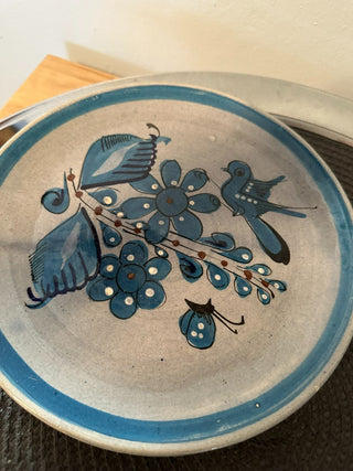 Tonala Blue Bird 9" Plate ONE EACH MTS