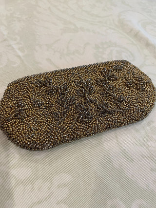 VNTG Copper Beaded Purse~ MTS