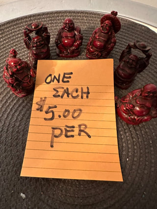 Feng Shui Red Buddha ONE EACH  MTS|91278