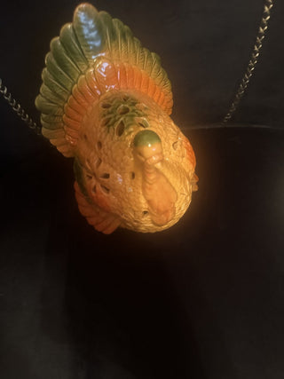 Vintage Turkey Tea light approx 8" 47 VV MTS