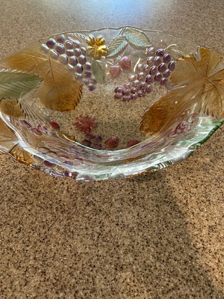Mikasa Savoir Vivre crystal cornucopia serving bowl|94203