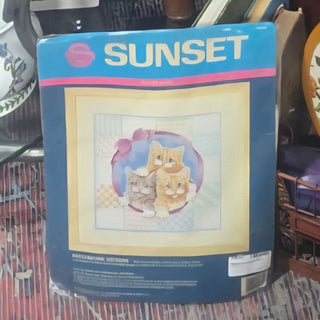 Sunset Patchwork Kittens