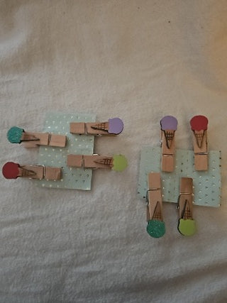 Ice Cream Clips  (set of 4)