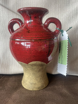 Southern Living Tuscan Red& Brown Vase