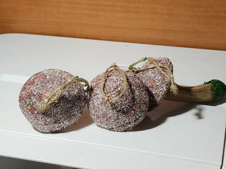 Red sparkly cap wood 4 and 1/2-in mushrooms RCD|145930