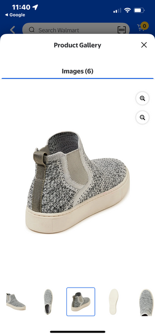 Time&True, Black &White Shoes, Size 6-RSV|118117